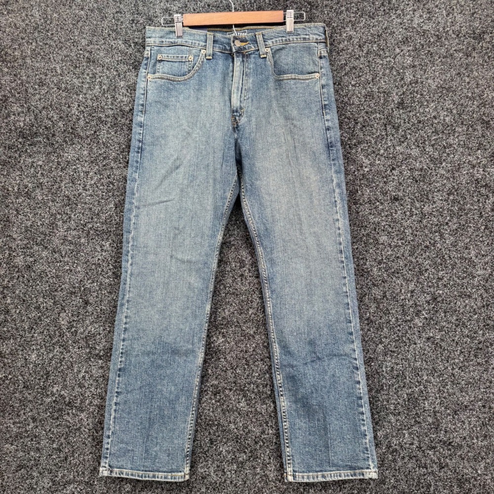Signature by Levi Strauss & Co Mens Regular Fit Flex Jeans 32x30 Blue Wash